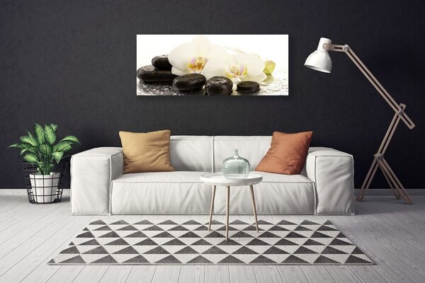 Obraz Canvas Kvet kamene umenie 125x50 cm