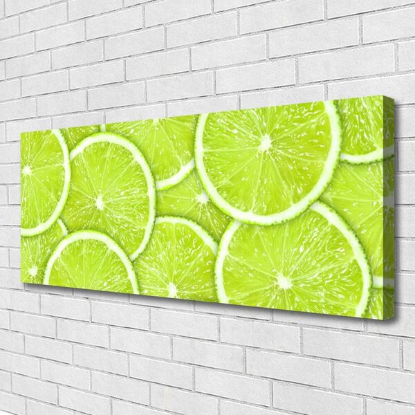 Obraz Canvas Limetka jedlo kuchyňa 125x50 cm