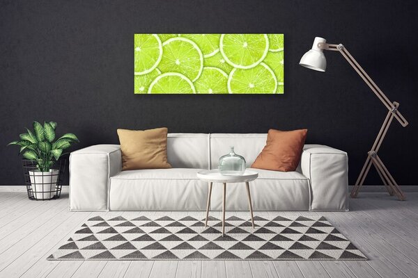 Obraz Canvas Limetka jedlo kuchyňa 125x50 cm