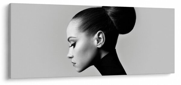 Obraz - Profil krásnej ženy (120x50 cm)