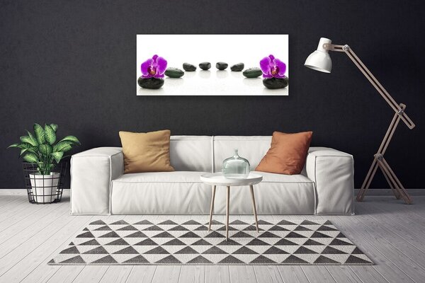 Obraz Canvas Kvet kamene umenie 125x50 cm