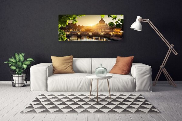 Obraz Canvas Most mesto architektúra 125x50 cm