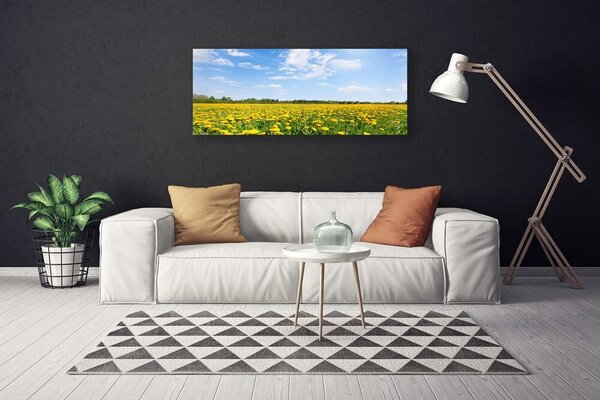 Obraz na plátne Púpava príroda 125x50 cm