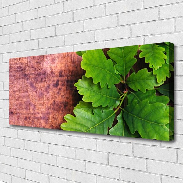 Obraz na plátne Listy dub 125x50 cm