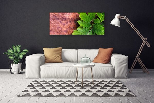 Obraz na plátne Listy dub 125x50 cm