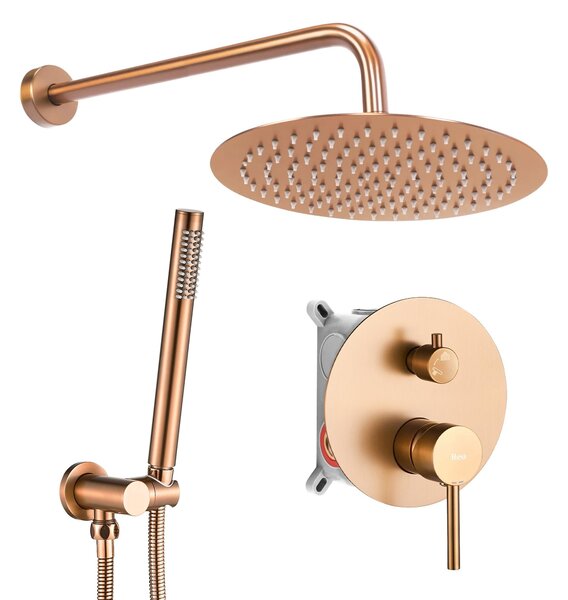 Podomietková sprchová súprava Rea Lungo Copper Brush + BOX
