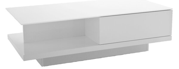 KONFERENČNÝ STOLÍK, biela s vysokým leskom, sklo, kompozitné drevo, 120/60/36 cm Livetastic - Stolíky do obývačky, Online Only