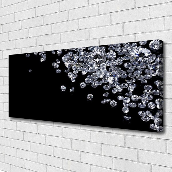 Obraz na plátne Diamanty umenie 125x50 cm