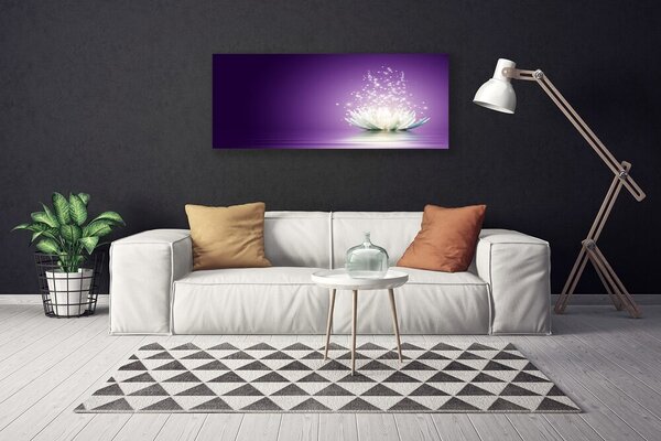 Obraz na plátne Kvet lotosu 125x50 cm