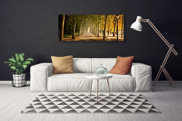 Obraz na plátne Park alej príroda 125x50 cm