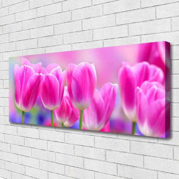 Obraz na plátne Tulipány 125x50 cm