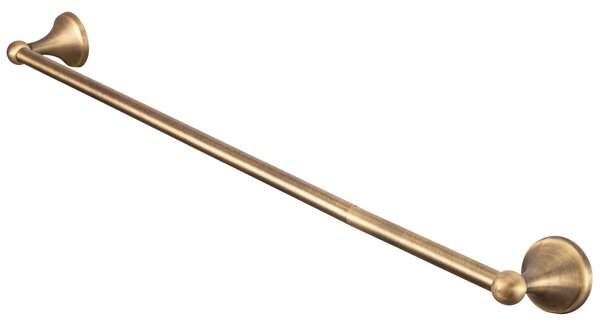 Rea Retro, kúpeľňový 1-ramenný vešiak na uterák 60cm 332870B, mosadzná, REA-06927