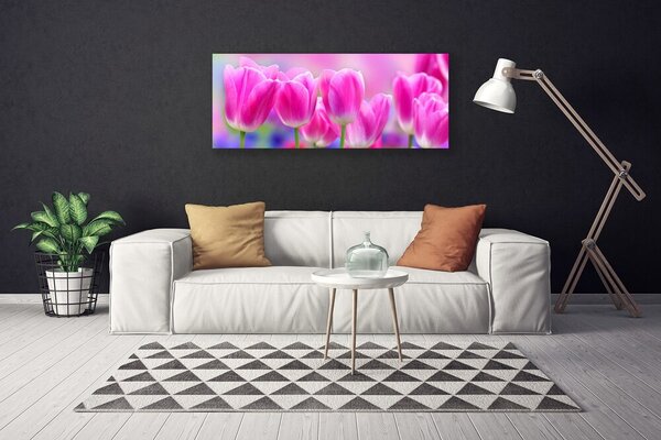 Obraz na plátne Tulipány 125x50 cm
