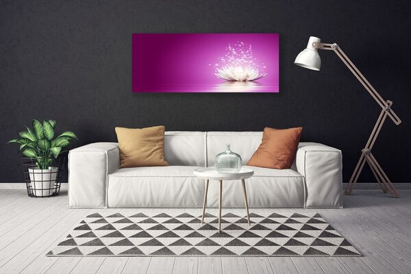 Obraz na plátne Kvet lotosu 125x50 cm