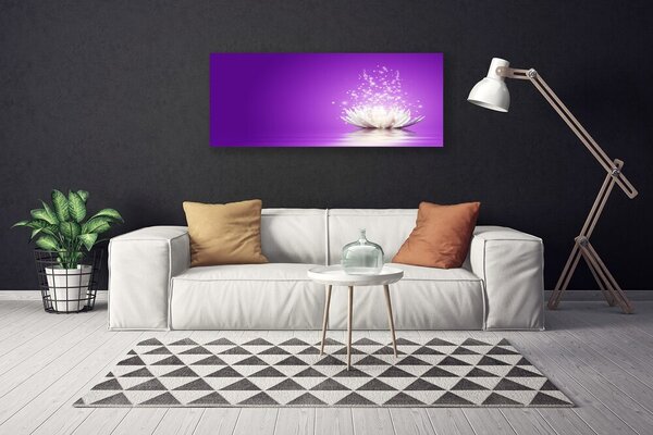 Obraz na plátne Kvet lotosu 125x50 cm