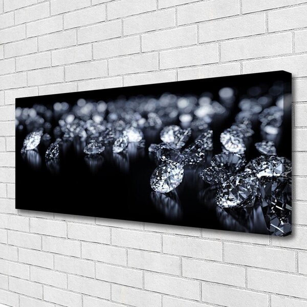 Obraz na plátne Diamanty umenie 125x50 cm