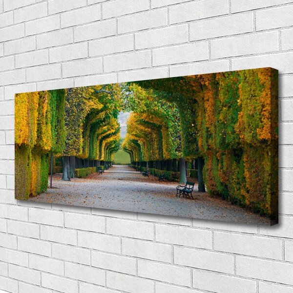 Obraz na plátne Park jeseň záhrada príroda 125x50 cm