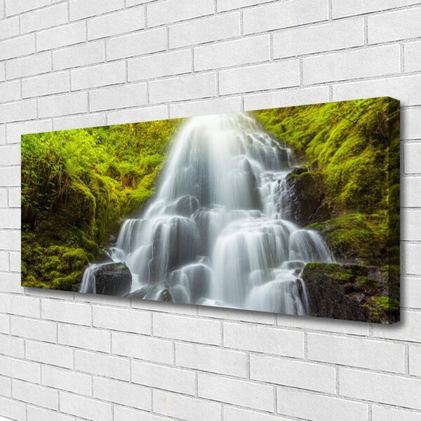 Obraz na plátne Vodopád príroda 125x50 cm