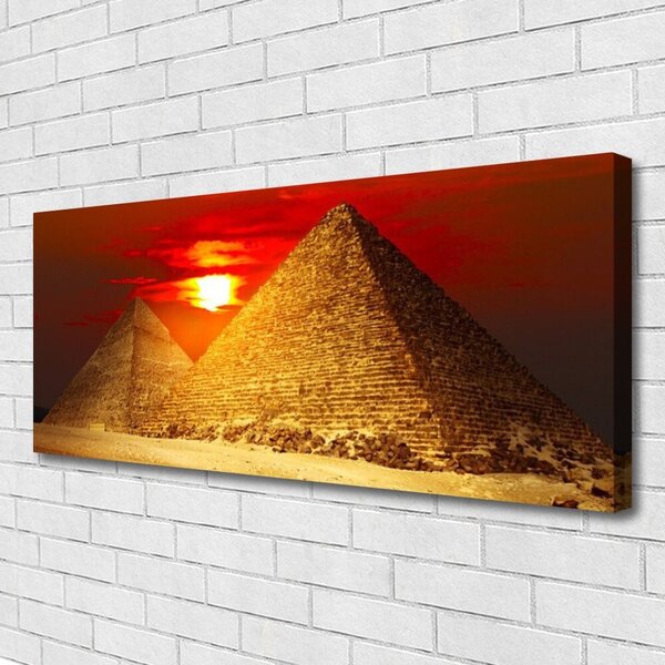 Obraz na plátne Pyramídy architektúra 125x50 cm