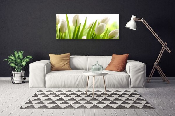 Obraz na plátne Tulipány kvety 125x50 cm