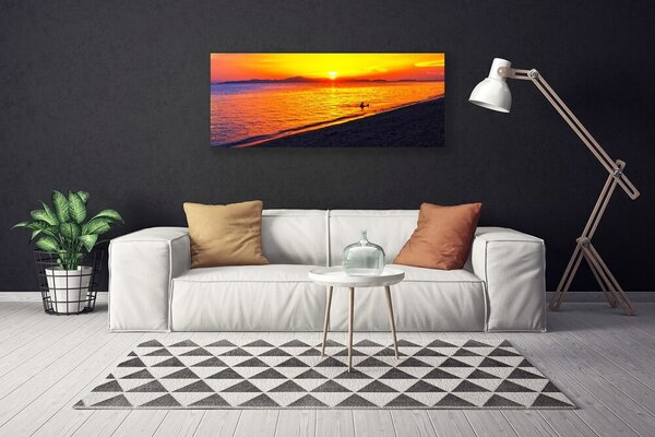 Obraz na plátne More slnko pláž krajina 125x50 cm