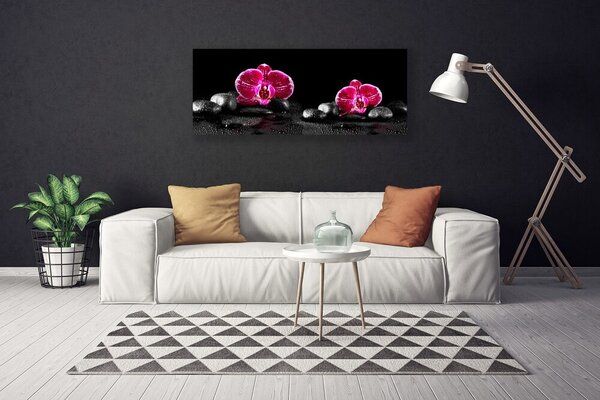 Obraz na plátne Kvet kamene rastlina 125x50 cm