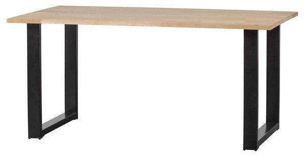 MUZZA Jedálenský stôl tablo 160 x 90 cm nohy do tvaru U dubový