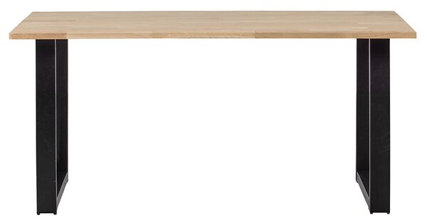 MUZZA Jedálenský stôl tablo 160 x 90 cm nohy do tvaru U dubový