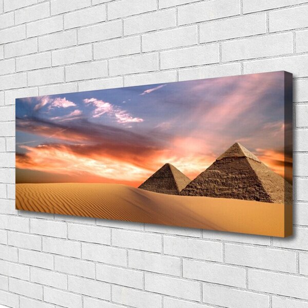 Obraz na plátne Púšť pyramídy 125x50 cm