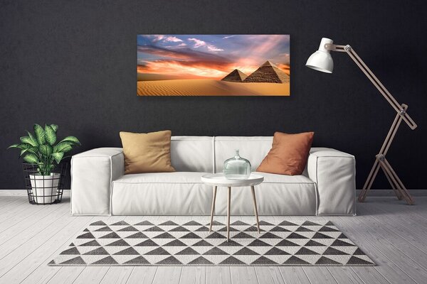 Obraz na plátne Púšť pyramídy 125x50 cm