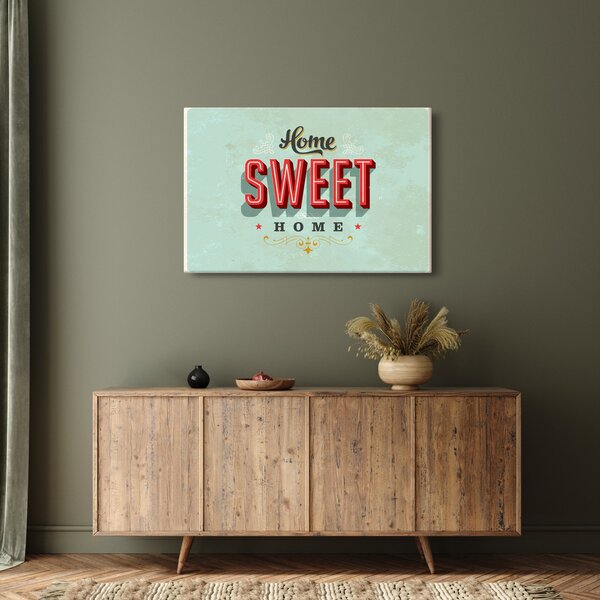 Obraz - Home sweet home (90x60 cm)