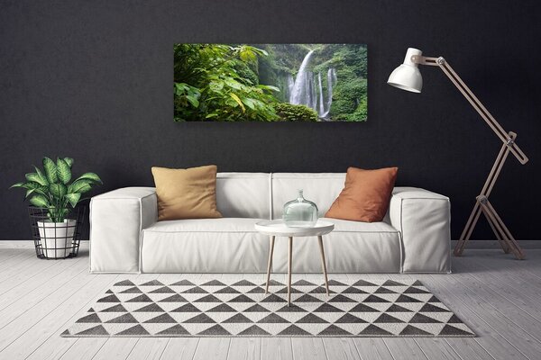 Obraz na plátne Vodopád príroda 125x50 cm