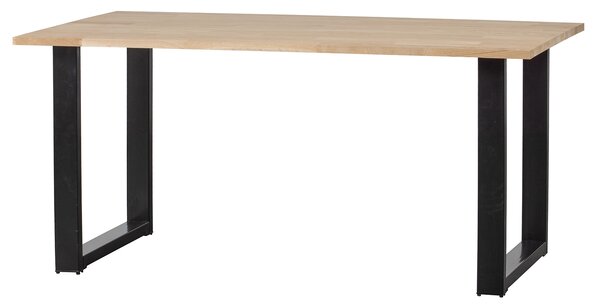 MUZZA Jedálenský stôl tablo 160 x 90 cm nohy do tvaru U dubový