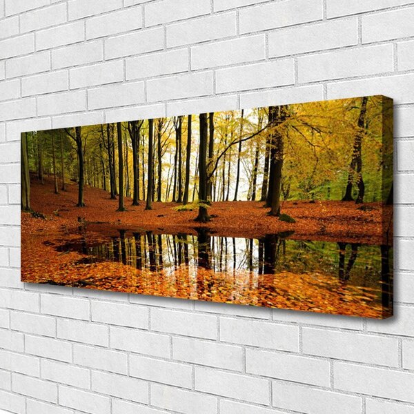 Obraz na plátne Les príroda 125x50 cm