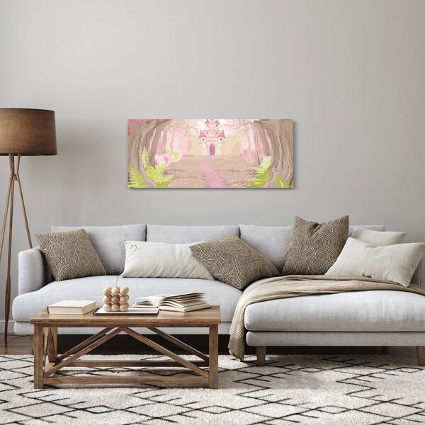 Obraz - Cesta do ružového kráľovstva (120x50 cm)
