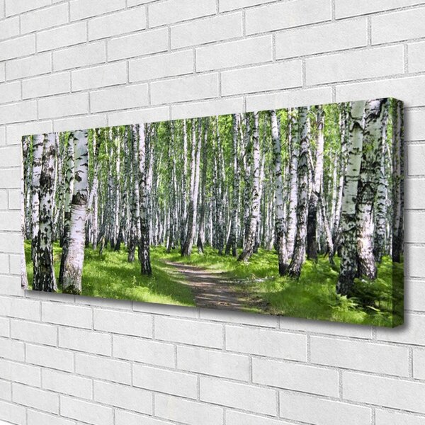 Obraz na plátne Les chodník príroda 125x50 cm