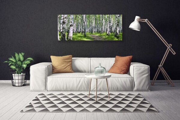 Obraz na plátne Les chodník príroda 125x50 cm