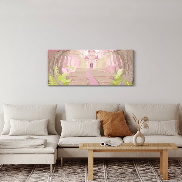 Obraz - Cesta do ružového kráľovstva (120x50 cm)