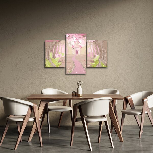 Obraz - Cesta do ružového kráľovstva (90x60 cm)