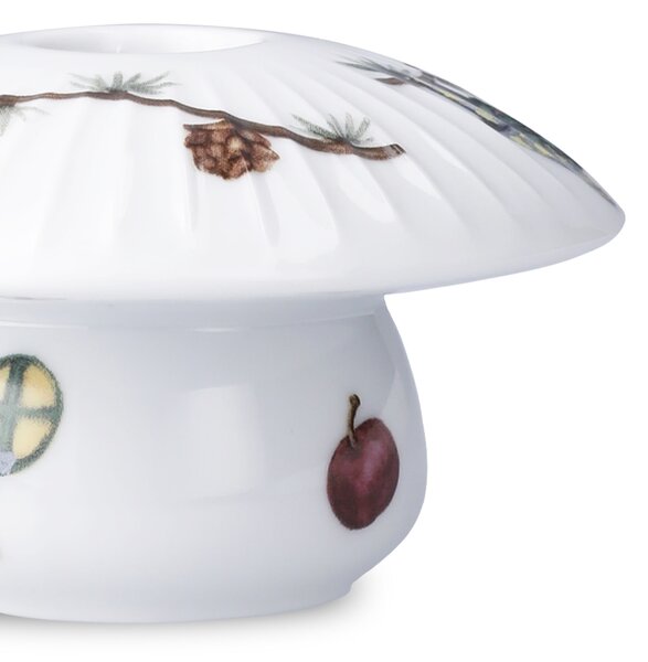 Porcelánový svietnik Mushroom Hammershøi Christmas 6 cm