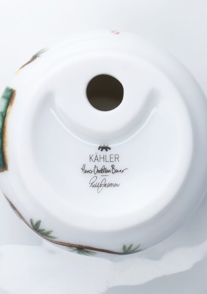 Porcelánový svietnik Mushroom Hammershøi Christmas 6 cm