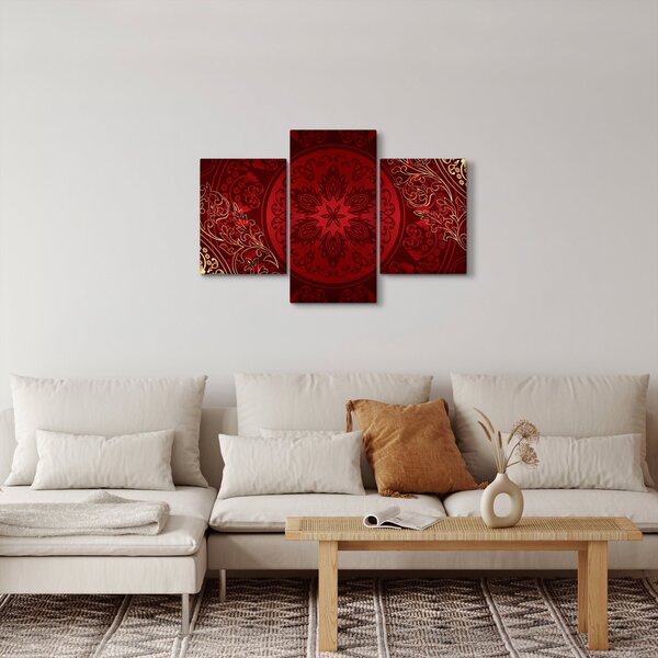 Obraz - Zlaté mandaly (90x60 cm)