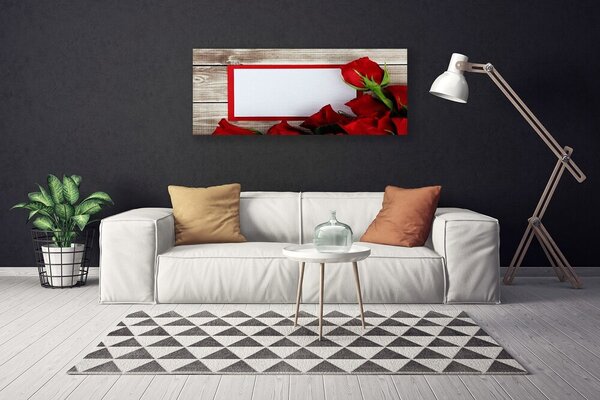 Obraz Canvas Ruže kvety rastlina 125x50 cm