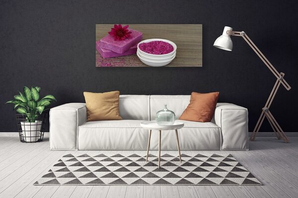 Obraz Canvas Piesok mydlo umenie 125x50 cm