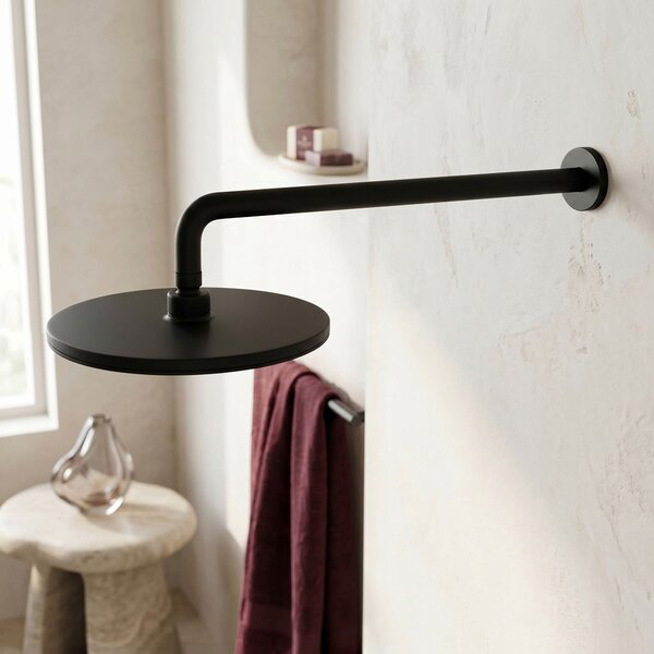 Okrúhla dažďová sprcha REA JS-021B Black
