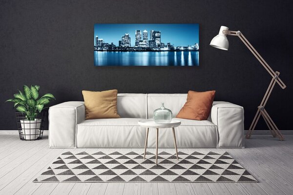 Obraz Canvas Mesto mrakodrapy domy 125x50 cm
