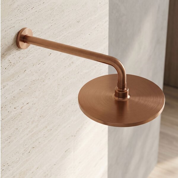 Okrúhla dažďová sprcha REA JS-021BRG Brush Copper