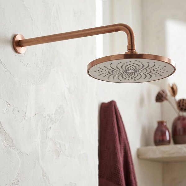 Okrúhla dažďová sprcha REA JS-021BRG Brush Copper