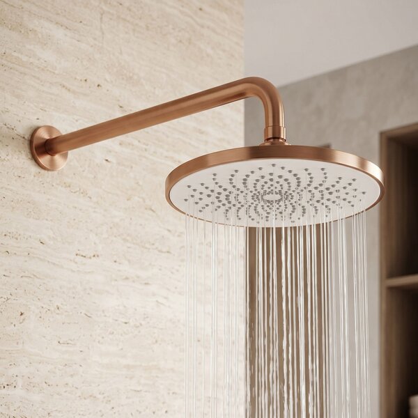 Okrúhla dažďová sprcha REA JS-021BRG Brush Copper