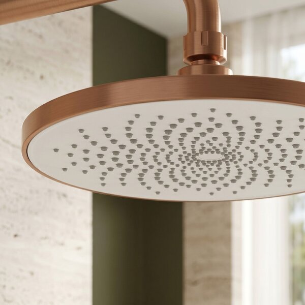 Okrúhla dažďová sprcha REA JS-021BRG Brush Copper